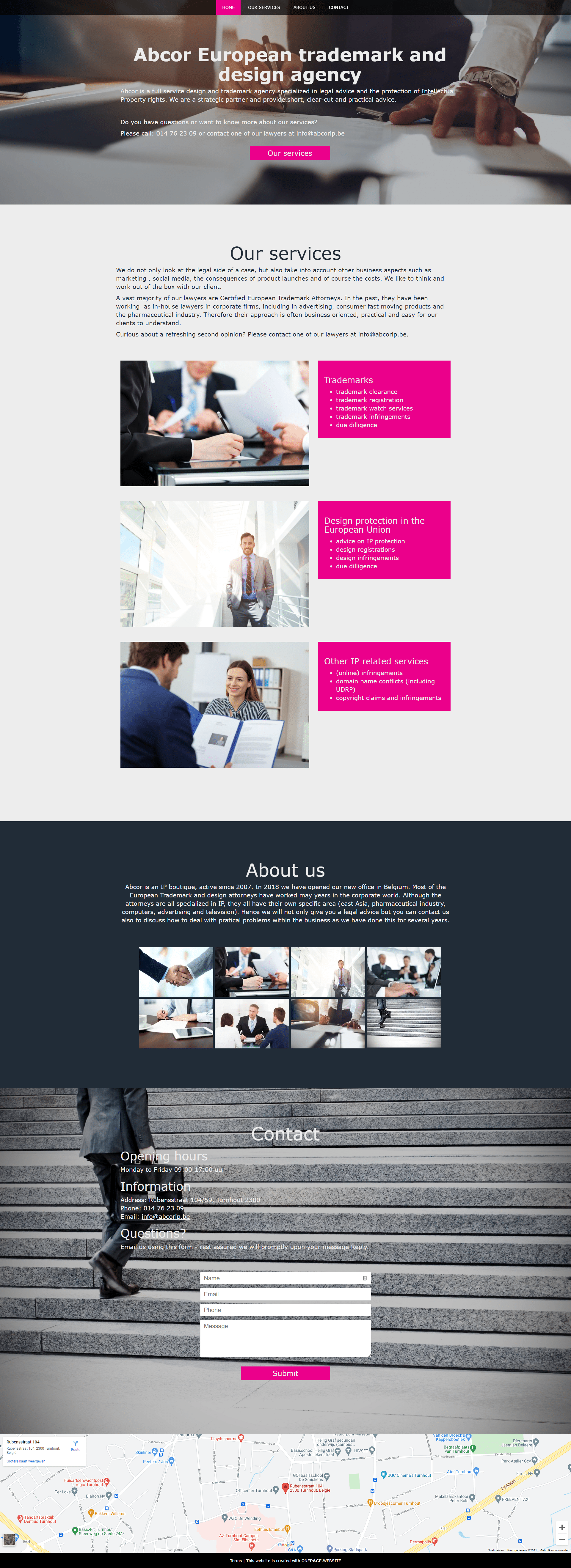 One page website 3